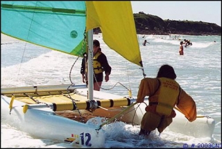  Catamarán en los jacuzzis 